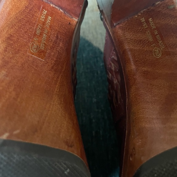 QualiCraft Shoes Vintage 97s Qualicraft Leather And Wood Heels